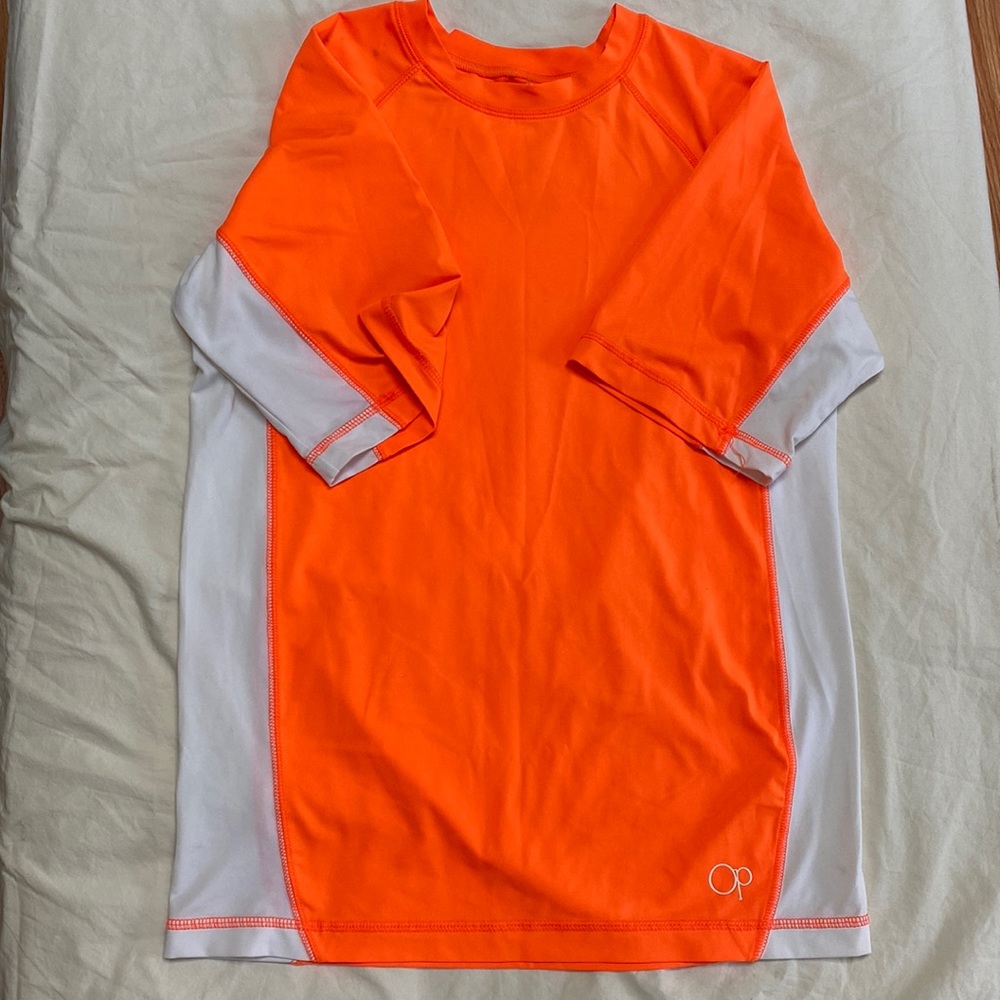 OP Swim Shirt XL (14/16) Neon Orange